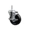 Service Caster 4 Inch Phenolic Wheel Swivel 34 Inch Threaded Stem Caster with Brake SCC SCC-TS20S414-PHS-TLB-34212 - alternate 1